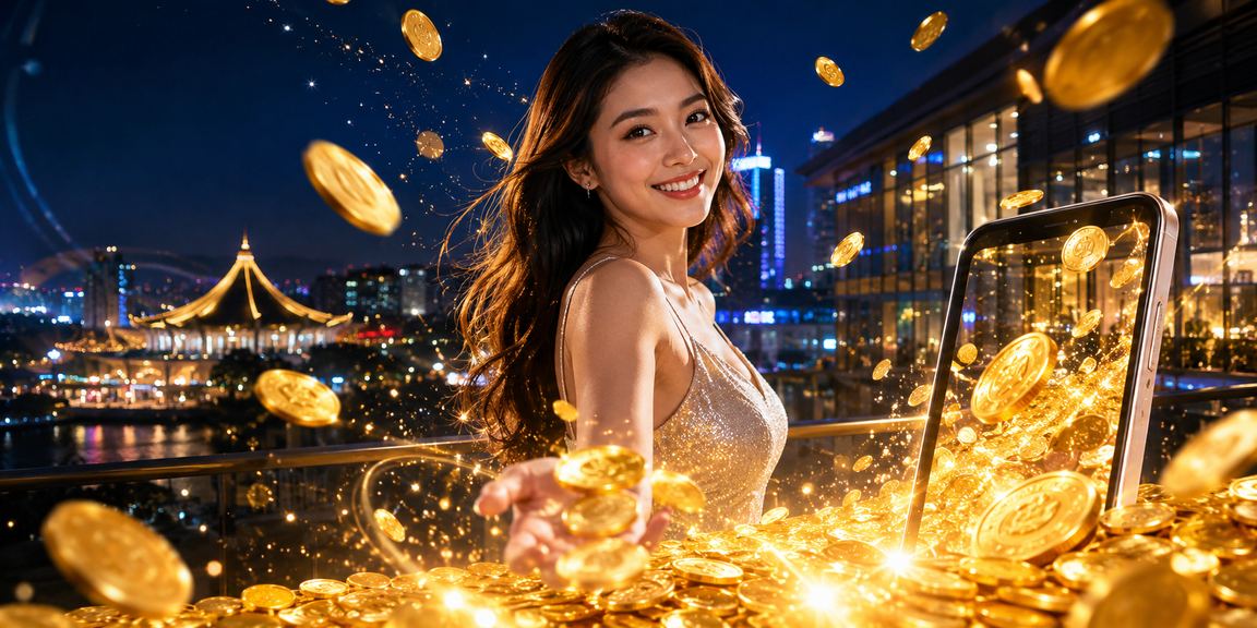 Penggunaan kasino mudah alih gaya Sarawak pada telefon pintar Android